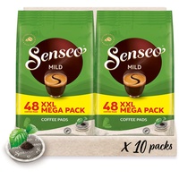 Senseo® Pads Mild - Milder Kaffee RA-zertifiziert - 10 Megapackungen XXL x 48 Kaffeepads