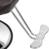 Physa Friseurstuhl mit Kopf-& Fußstütze - Sitzhöhe 52 -