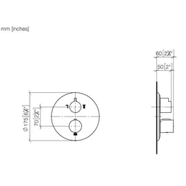 Dornbracht Madison UP-Thermostat Chrom