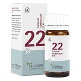 PFLÜGER Schüßler Salze Nr. 22 Calcium carbonicum D 6-100 Tabletten - Das Salz der Stärkung - glutenfrei