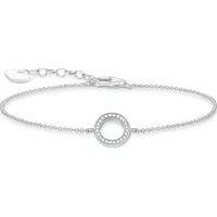 Thomas Sabo Kreisarmband mit Zirkonia aus 925er Sterling Silber A1652-051-14 Größe 16-19 cm