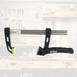 Trutzholm Einhandzwinge Aluminium 16 cm grau