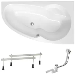 Laguna Luiza Asymmetrische Badewanne SIKOLU1600PAPN