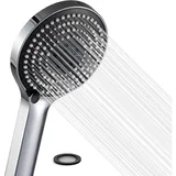 luxuskollektion Duschkopf Groß mit 6 Strahlarten Wassersparend, Chrom