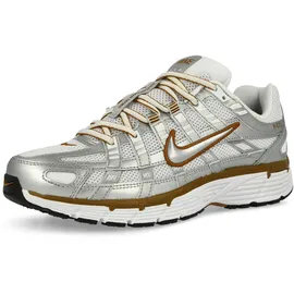 Nike P-6000 Damen White/Metallic Silver/Light British Tan 38