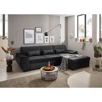 ED EXCITING DESIGN Ecksofa »Tampa«, schwarz