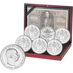 Silbermünzen-Set Kaiser Franz Joseph I.