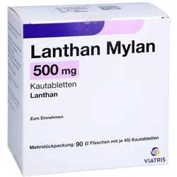 Lanthan Mylan 500 mg Kautabletten 90 St