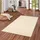 Snapstyle Natur Teppich Wolle Berber Wollweiss 200x300cm