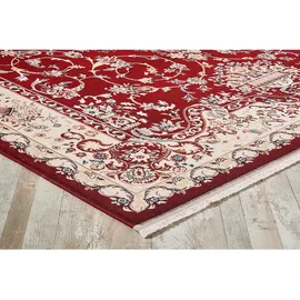 Mozato Novel Vintage-Teppich Semerkand, Dunkelrot, Beige, Textil, orientalisch, rechteckig, 120x170 cm, Teppiche & Böden, Teppiche, Vintage-Teppiche