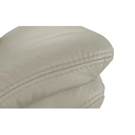 meinSofa Einzelcouch Leder 2-Sitzer Beige