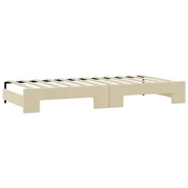 vidaXL Tagesbett 100 x 200 cm Creme