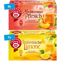 Teekanne Ländertee verschiedene Sorten 50 g, 12er Pack