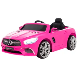 Elektro-Kinderauto JAMARA "Ride-on Mercedes-Benz SL 400", pink, Elektro-Kinderfahrzeuge, KinderB:64cm H:46cm T:108cm, Kunststoff, B:64cm H:46cm T:108cm