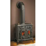 Kaminofen Globe-fire Eros II raumluftunabhängig Guss schwarz 6kW