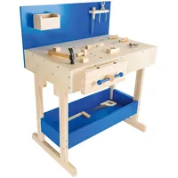 Small Foot Company Kinderwerkbank blau mit Zubehör