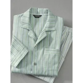 Comte d'Aulone Comte Pyjama in grün-gestreift | Gr.: 48/50