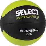 Select Medizinball, schwarz Gruen, 5 kg