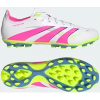 Adidas Predator League AG Fußballschuh WEISS|rosa|HELLGELB 40