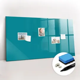 Tulup Magnettafel 120 x 60 cm Blau