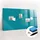 Tulup Magnettafel 120 x 60 cm Blau
