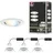 Paulmann Nova Coin 3x6W rund 84mm 50° Tunable White Weiß matt Aluminium