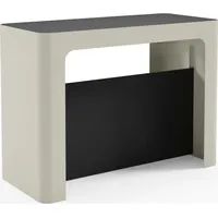 WFL GROUP Konsolentisch, Schwarz, Holzwerkstoff, Rechteckig,Rechteckig, 110x78x50 cm, Wohnzimmer,