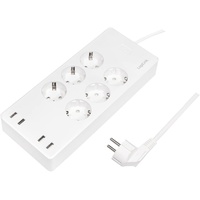 Logilink Wi-Fi Smart Steckdosenleiste 6-fach (CEE7/3), 4x USB, Tuya