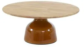 4 SEASONS OUTDOOR Loungetisch June Ø 80 cm Keramik Caramel