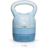 Yes4All Kugelhantel, verstellbar, 2,3 kg, 3,6 kg, 4,1 kg, 5,4 kg, Kugelhantel für Frauen, Heim-Fitnessstudio, Blaugrün