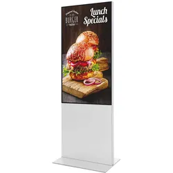 Smart Line Digitale Infotstele Mit 55" Samsung-Bildschirm Weiß
