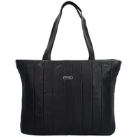 GREENLAND Nature Black Nappa Shopper Tasche Leder 37 cm