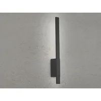 Trio Außenwandleuchte Aluminium 50,0 cm inkl. Bewegungsmelder schwarz