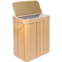 Relaxdays Wäschekorb mit Deckel, 100 l,