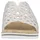 Rieker Damen Pantolette breiter Riemen mit Strass schmale Weite V0689, Größe:41 EU, Farbe:Beige - Beige - 41