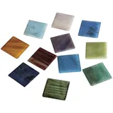 Rayher ArtDecor Deluxe Mosaiksteine mehrfarbig 2 x 2 cm Eimer 500 g