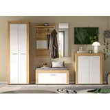 OTTO home Aosta Garderoben-Set 285 x 35 x 191 cm braun