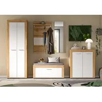 Home Affaire Aosta Garderoben-Set 285 x 35 x 191 cm braun