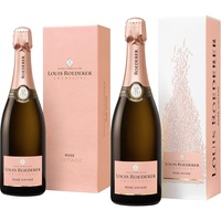 Louis Roederer Champagne Brut Rosé Champagner in Geschenkpackung (1 x 0.75 l) & Champagne Rosé Brut Champagner in Geschenkpackung (1 x 0.75 l)
