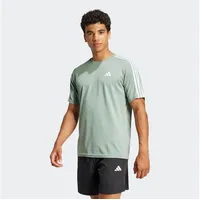 Adidas Herren Train Essentials 3-Streifen, SILGRN/WHITE, L