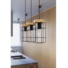 Sollux Lighting Gotto 3-flg. 15W 160 cm schwarz