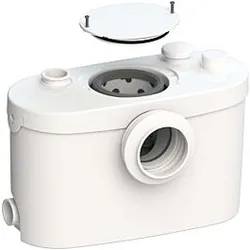 SFA SaniPro XR WC-Hebeanlage 0015UP weiß, zum Anschluss an WC, Waschtisch, Dusche, Bidet