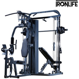 IRONLIFE Fitnessgerät HomeGym IRONLIFE und Fitnessbank Ironlife IR-501 FREE