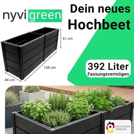 nyvi Hochbeet NYVIGreen XL 158 x 44 x 61 cm Grün