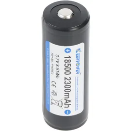 Keeppower Li-ion Akku 18500 2300mAh 3,6V - 3,7V 52,5x18,3mm