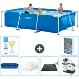 Rechteckiger Frame Pool - 300x200x75 Cm - 7-teilig  S12