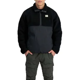 Alpha Industries Teddy Nylon Anorak schwarz S