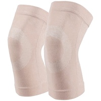 Kniebandage 1 Paar Elastische Kniestütze Leichte Knie Bandage Atmungsaktive für Laufen Meniskusriss Arthritis Gelenkschmerzlinderung ACL Erholung Damen Männer -L