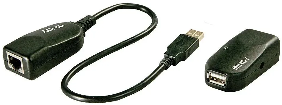 Lindy 42693 Netzwerk-Erweiterungsmodul Netzwerksender & -empfänger Schwarz