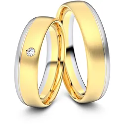 Trauringe Wiesbaden 585er Gelb-/Weiflgold - 6095